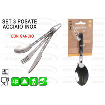 POSATE 3PZ INOX C/G. 170488700