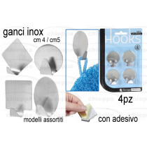 GANCIO 4PZ ADES.INOX CY5654830