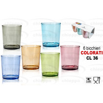 BICCHIERE 6PZ COLOR. YE5000710