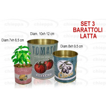VASO 3PZ PIC. TOMATO 170494900