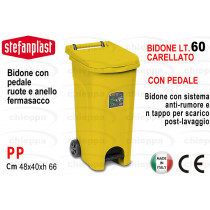 BIDONE L60 C/COP+PED GIA 25804