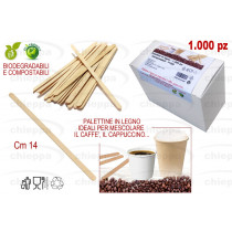 PALET.CAFFE'1000PZ LEGNO P1000