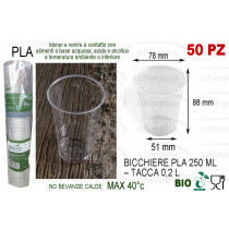 BICCH.50PZ 250 C/TAC.  PL.Y250